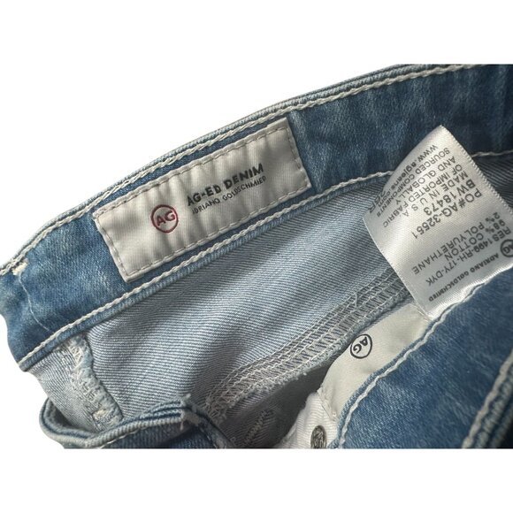 AG ADRIANO GOLDSCHMIED Middle Ankle Light Wash Jeans Size  26R - Picture 2 of 8